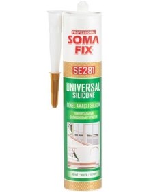 Resim Somafix Genel Amaçlı Silikon Beyaz Se281 280 Gr 