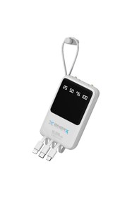 Resim ENERX Enr-p10dc 10000 Mah 2.0 Amper Dahili Kablolu Powerbank Siyah 