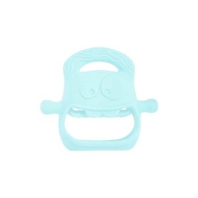 Resim Eco Lounge Mavi Bebek Silikon Diş Kaşıyıcı 