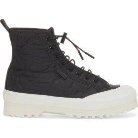 Resim Superga 2644 Alpina Quilted Nylon Kadın Siyah Günlük Ayakkabı 