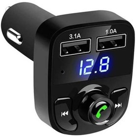 Resim Bluetooth Araç Kiti Fm Transmitter Micro Sd Usb Girişli 