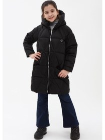 Resim Benitto Kids Kız Çocuk Kaban 22bnt51251-Siyah 