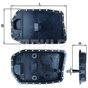 Resim MAHLE HX154 Sanzuman Yag Karteri ( BMW M54-N43-N45n-N46n-M47n2-N52-N53-N54 24152333907 (WC264798) 