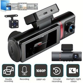 Resim Motion003 3 Kanallı Araç Kamerası 1080p Ön 1080p Arka 720p İç Görüş Ips Ekran G-sensor Gece Görüşü No Card 