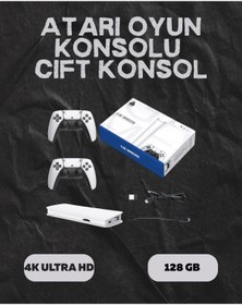 Resim S'82 M15 Retro Konsol – 20.000 Oyunlu, Çift Gamepadli, 4K HDMI 