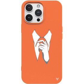 Resim iPhone 13 Pro Max Kravat Telefon Kılıfı 