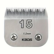 Resim KBDS #15 Premium Yüksek Karbon Çelik Köpek Tıraş Bıçağı, Andis, Oster & Daha Fazlası İçin Uygun - 3/64'' (1.2mm) Hassas Kesim 