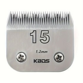Resim KBDS #15 Premium Yüksek Karbon Çelik Köpek Tıraş Bıçağı, Andis, Oster & Daha Fazlası İçin Uygun - 3/64'' (1.2mm) Hassas Kesim 