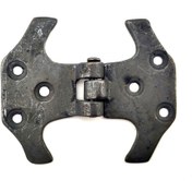 Resim Skygo Antika Tarz Dekoratif Pirinç Fit Menteşe - 67 mm, Oksit 