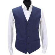 Resim Mentor Regalo Erkek Yelek V Yaka Lacivert Balıksırtı 50465 