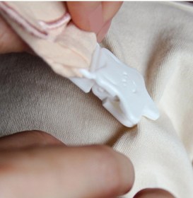 Resim Babyjem Bürümcüklü Emzik Askısı Somon 