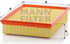 Resim MANN FILTER Volkswagen Transporter IV 2.5 TDI ile Uyumlu Hava Filtresi 