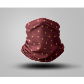 Resim Kırmızı Puantiyeli Bandana Siyah 