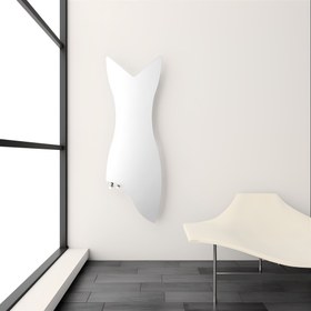 Resim Carisa Glasgow Dikey İnce Tasarım Çelik Radyatör Modern Tasarım Beyaz - 1190x400 mm 
