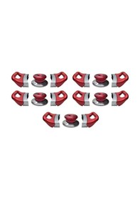 Resim Kırmızı Tencere Tava Yan Kulpları Ve Kapak Kulpu Seti - 5 Set Diğer 