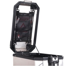 Resim GP KOMPOZİT GP Kompozit 40 LT x 2 Alüminyum Motosiklet Yan Çanta Uyumlu Çanta İçi File Siyah 