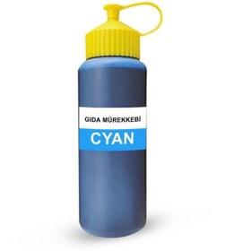 Resim Renksan Canon/hp Uyumlu 500 Ml. Mavi Gıda Mürekkep 