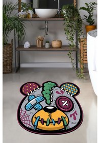 Resim INJURED PANDA ÇAP 200X200 CM Banyo Halısı Banyo Paspası 