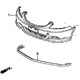 Resim Cty06-1100 City 2006- Ön Tampon Spoyleri Oem No: 71110-sel-t20 