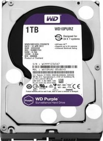 Resim WD Purple WD10PURZ 3.5" 1 TB 5400 RPM SATA 3 HDD 
