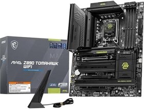 Resim MSI, Mag Z890 Tomahawk Wifi Soket 1851 Ddr5 9200Mhz(oc) Usb 20Gbps 4Xm.2 2Xtb4 Hdmi Display 5G Lan Wifi 7 Atx, 7E32-001R 