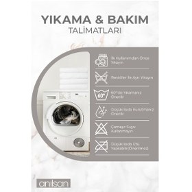 Resim Ekru Zivra Ayak Havlusu - 50x70 Cm, 245 Gr, %100 Pamuk, Spa Ve Otel Banyo Paspası, Günlük Kullanıma Ekru 