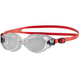Resim Speedo Futura Classic Çocuk Yüzücü Gözlüğü Kırmızı Beyaz 