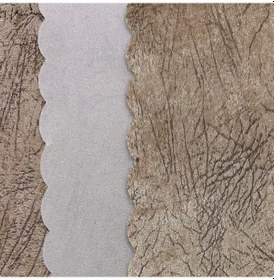 Resim Kaymaz Tabanlı Lüks Kadife Koltuk Kanepe Çekyat Örtüsü - Konforlu Cappuccino Rengi Damar Desenli Cappuccino 