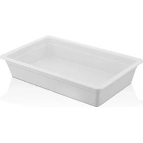 Resim Külsan 11100.CW - Happy Chef Gn. 1/1 Krem Beyaz Küvet 53X32,5 Cm, Thermoset Melamin 