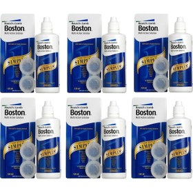 Resim Bausch + Lomb Boston Simplus Sert Lens Solüsyonu 6 x 120 ML 
