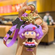 Resim Silver1 Gıoıo Anahtarlık Küçük Kolye Hediye Sevimli Üç Boyutlu Bebek Okul Çantası Çanta Çekicilik (Yurt Dışından) 