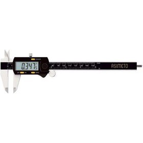 Resim Fett 0-150mm Asimeto Yuvarlak Çubuklu Dijital Kumpas As-307262 