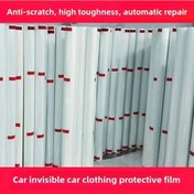 Resim Tongdashop Tpu Görünmez Araç Giysisi Tph Çizik Önleyici Film 23.62x78.74inch Tam Kaplama 