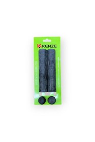 Resim KENZE MTB BMX SİLİKON GRİ-SİYAH ÇİFT RENK ELCİK 165mm 