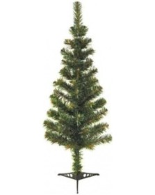 Resim 90 Cm Plastik Ayak Yılbaşı Ağacı 76 Dal 