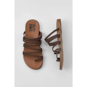 Resim Bueno Shoes Taba Nubuk Kadın Parmak Arası Terlik 01WU4238 01WU4238 
