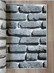 Resim 3 Boyutlu Taş Desen Silinebilir Duvar Kağıdı 16 M² Diğer 