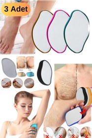 Resim Utelips 3 Adet Profesyonel Unisex Tüm Vücut Epilatör Kristal Nano Taş Vücut Bakım Epilatörü Ağrısız Acısız 