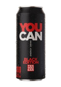 Resim You Can Black Edition Enerji İçeceği 500 ml 6'lı 