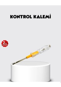 Resim Bfs Neon Lambalı Elektrik Kontrol Kalemi Nikel Kaplama 110-220v 