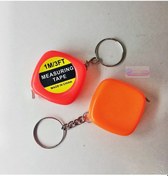 Resim Renkli Mini Metre Anahtarlık 1 M 