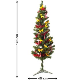 Resim Yılbaşı Çam Ağacı Seti 120 cm 