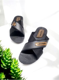 Resim Gezer Erkek Çapraz Bant Rahat Taban Ev Ve Dışarı Terliği 