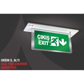 Resim Arsel Orion Aeb-24223-L Sıva Altı Acil Çıkış Yönlendirme Armatürü 