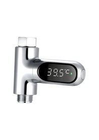 Resim Pazly Bebek Ve Yaşlılar İçin Su Sıcaklık Ölçer - Pil Gerektirmeyen Led Ekranlı 360 Dön. Duş Termometresi 
