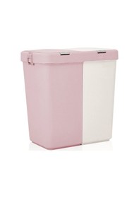 Resim Duo Laundry Çamaşır Sepeti - Pembe / Beyaz - 80 Lt Çok Renkli 