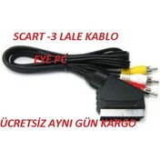 Resim Rca To Scart Kablo Piley Siteyşin Iki 2 Av Tv Ara Kablosu Ps3 R56 