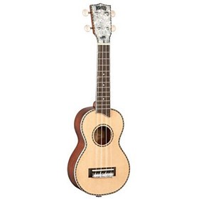 Resim Mahalo MP1 Pearl Series Soprano Ukulele (Natural) 