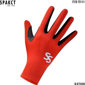 Resim Liangduo Shop Turuncu Tarzı Xxl Spakct Tam Parmak Bisiklet Eldiveni Bisiklet Bisiklet Dağ Mtb Yol Eldivenleri Erkek Kadın Bisiklet Aksesuarları (Yurt Dışından) 