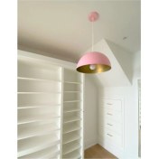 Resim M9ODERN Spor Pembe Yatak Odası Genc Odası Cocuk Odası Sarkıt Avize 40 cm 